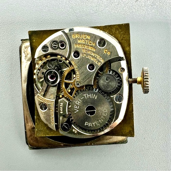 Vintage Men’s Gruen Precision Diamond Dial 10k Gold Filled Watch. - Picture 10 of 15